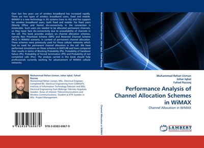 Performance Analysis of Channel Allocation Schemes in WiMAX
