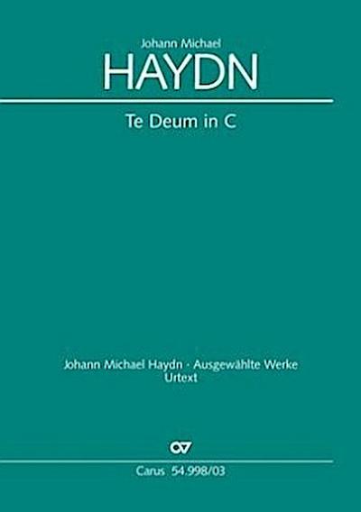 Te Deum in C (Klavierauszug)