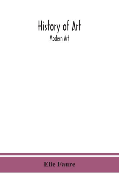 History of art; Modern Art