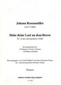 Habe deine Lust an dem Herren fürGesang, 2 Violinen, 2 Violen, Violone