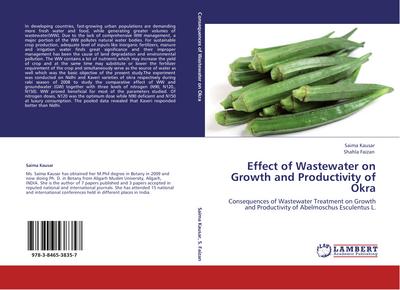 Effect of Wastewater on Growth and Productivity of Okra