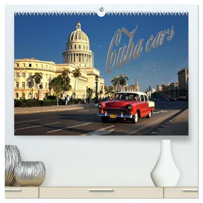 Cuba Cars (hochwertiger Premium Wandkalender 2026 DIN A2 quer), Kunstdruck in Hochglanz