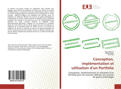 Conception, implémentation et utilisation d’un Portfolio