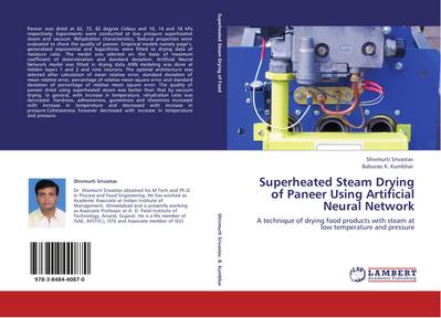 Superheated Steam Drying of Paneer Using Artificial Neural Network