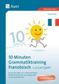 10-Minuten-Grammatiktraining Französisch Lernjahr 1-2