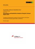 Quantitative and Qualitative Analysis of EasyJet’s Annual Report 2013