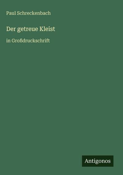 Der getreue Kleist
