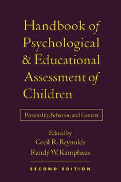 Handbook of Psychological and Educational Assessment of Children
