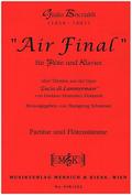 Air Final für Flöte und Klavierüber Themen aus der Oper