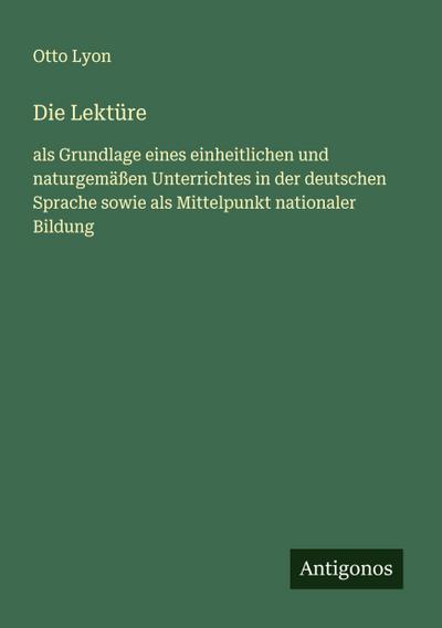 Die Lektüre