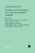 Beiträge zur Grundlegung einer operationsfähigen Dialektik (III)