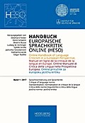 Handbuch Europäische Sprachkritik Online (HESO) / Sprachnormierung und Sprachkritik