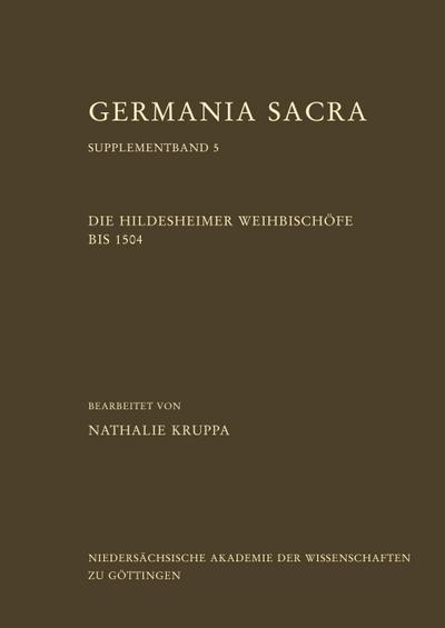 Die Hildesheimer Weihbischöfe bis 1504