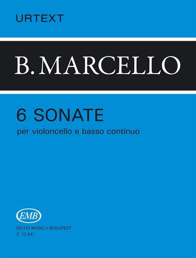 6 Sonatenfür Violoncello und Bc