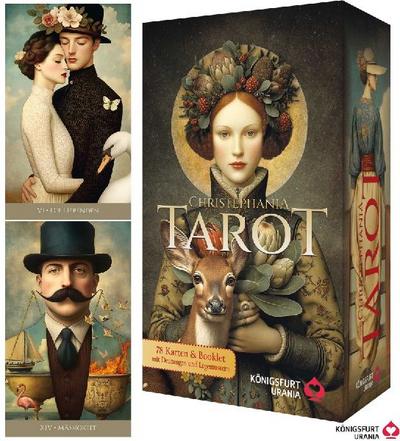 Christephania Tarot - 78 farbige Tarotkarten und ein 176-seitiges Booklet mit Deutungen und Legungen (nostalgisches, hochwertiges Tarotdeck)