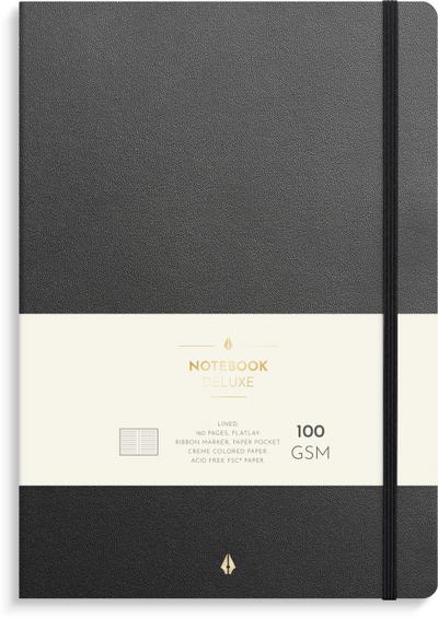 Burde Notizbuch Deluxe B5 schwarz