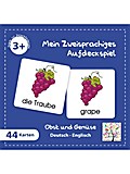 Mein Zweisprachiges Aufdeckspiel, Obst und Gemüse, Englisch (Kinderspiel)