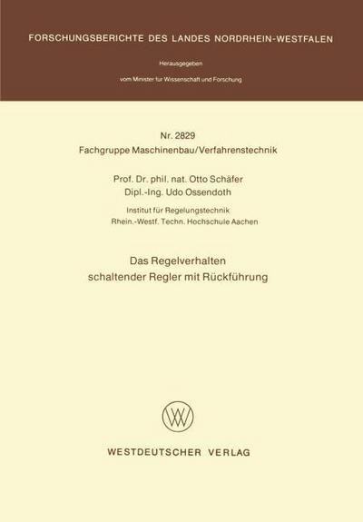 Das Regelverhalten schaltender Regler mit Rückführung