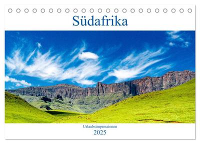 Südafrika - Urlaubsimpressionen (Tischkalender 2025 DIN A5 quer), CALVENDO Monatskalender