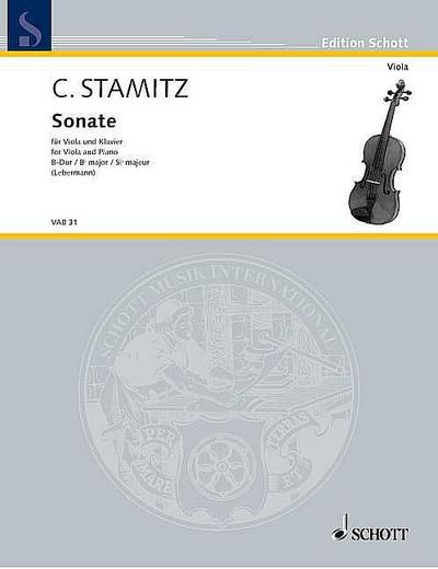 Sonate B-Durfür Viola und Klavier
