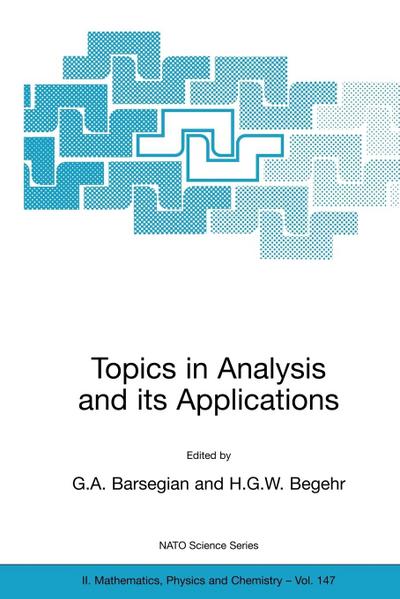 Topics in Analysis and Its Applications