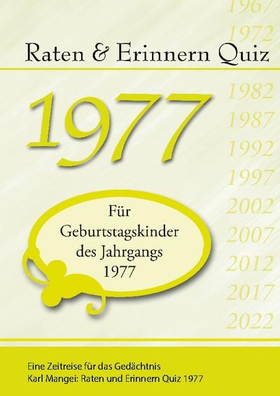 Raten und Erinnern Quiz 1977