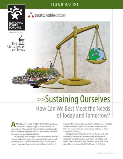 Sustaining Ourselves