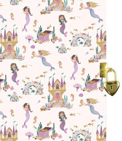 Mermaid Tales Locking Journal (Diary, Notebook)
