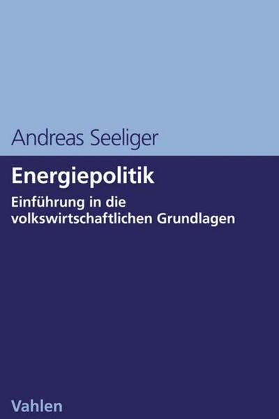Seeliger, A: Energiepolitik