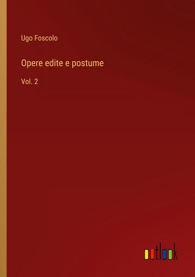 Opere edite e postume