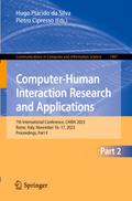 Computer-Human Interaction Research and Applications