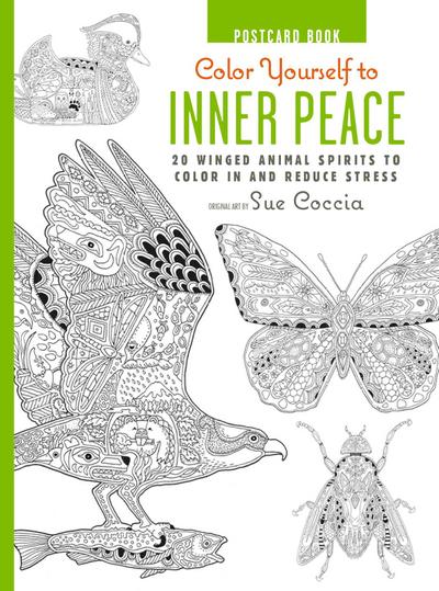 Color Yourself to Inner Peace Postcard Book