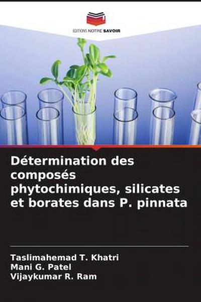 Détermination des composés phytochimiques, silicates et borates dans P. pinnata