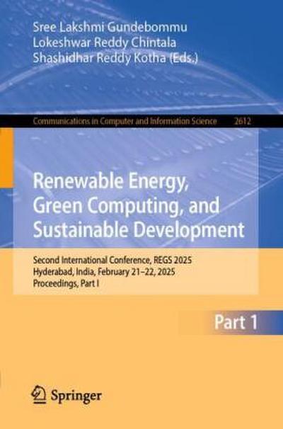 Renewable Energy, Green Computing, and Sustainable Development