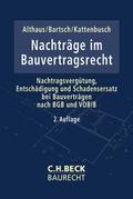 Nachträge im Bauvertragsrecht