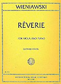 Rêveriefor viola and piano