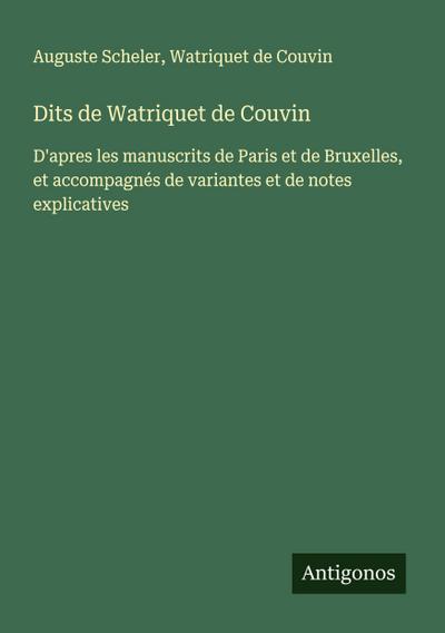 Dits de Watriquet de Couvin