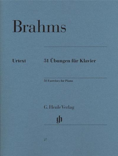 Brahms, Johannes - 51 Übungen für Klavier