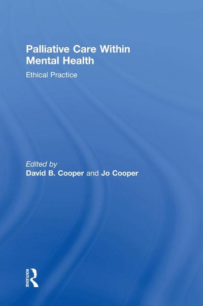 Palliative Care within Mental Health