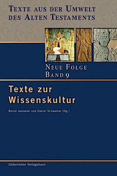 Texte zur Wissenskultur