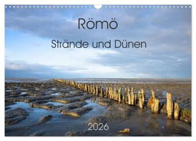 Römö - Strände und Dünen (Wandkalender 2026 DIN A3 quer), CALVENDO Monatskalender