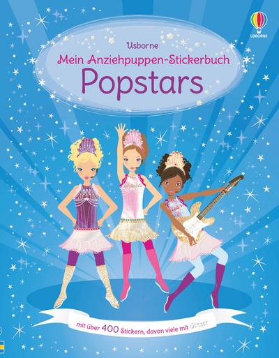 Mein Anziehpuppen-Stickerbuch: Popstars