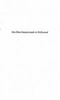 Films francais made in  hollywood: les v