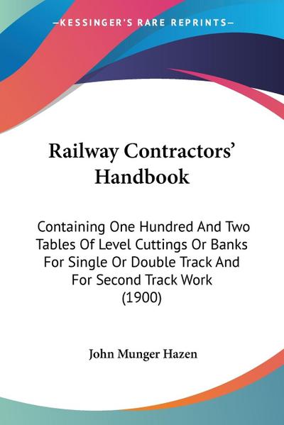 Railway Contractors’ Handbook