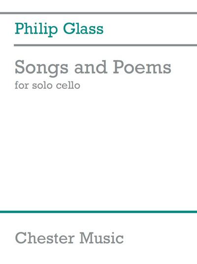 Songs and Poemsfor cello