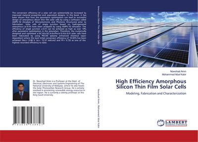 High Efficiency Amorphous Silicon Thin Film Solar Cells