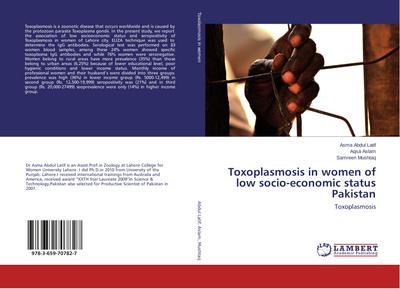 Toxoplasmosis in women of low socio-economic status Pakistan