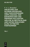 F. A. L. Burgsdorf: Anleitung zur sichern Erziehung und zweckmäßigen Anpflanzung, der einheimischen und fremden Holzarten, welche in Deutschland und unter ähnlichem Klima im Freyen fortkommen. Teil 1