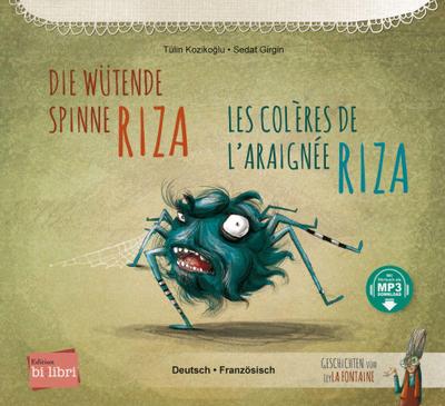 Die wütende Spinne Riza (Deutsch-Französisch)