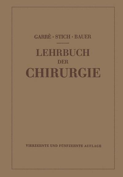 Lehrbuch der Chirurgie